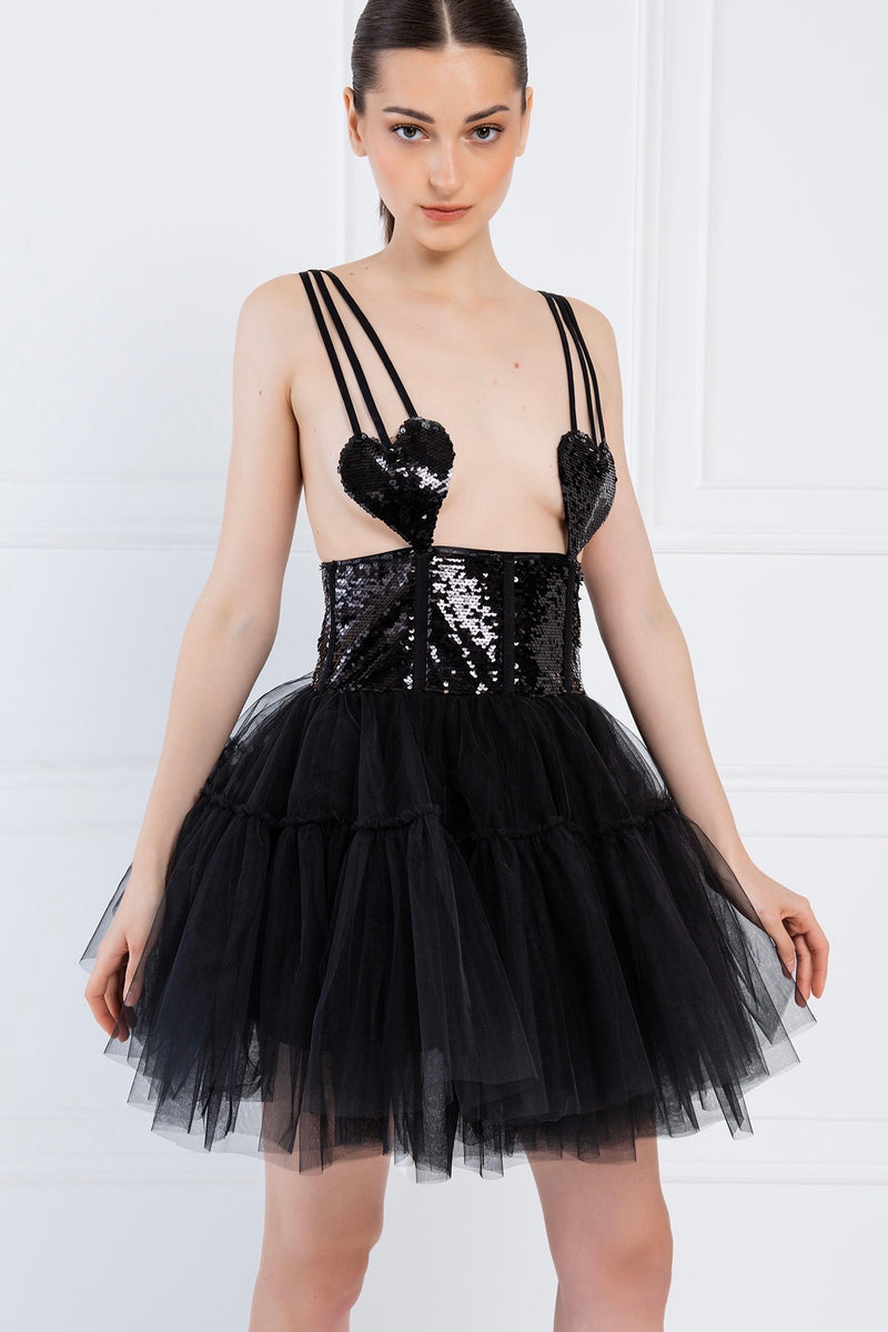オキシトシン チュール ブラック ドレス
