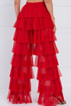 Espanola Red Tulle Pants