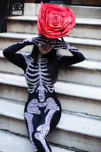 Skeleton Woman Catsuit