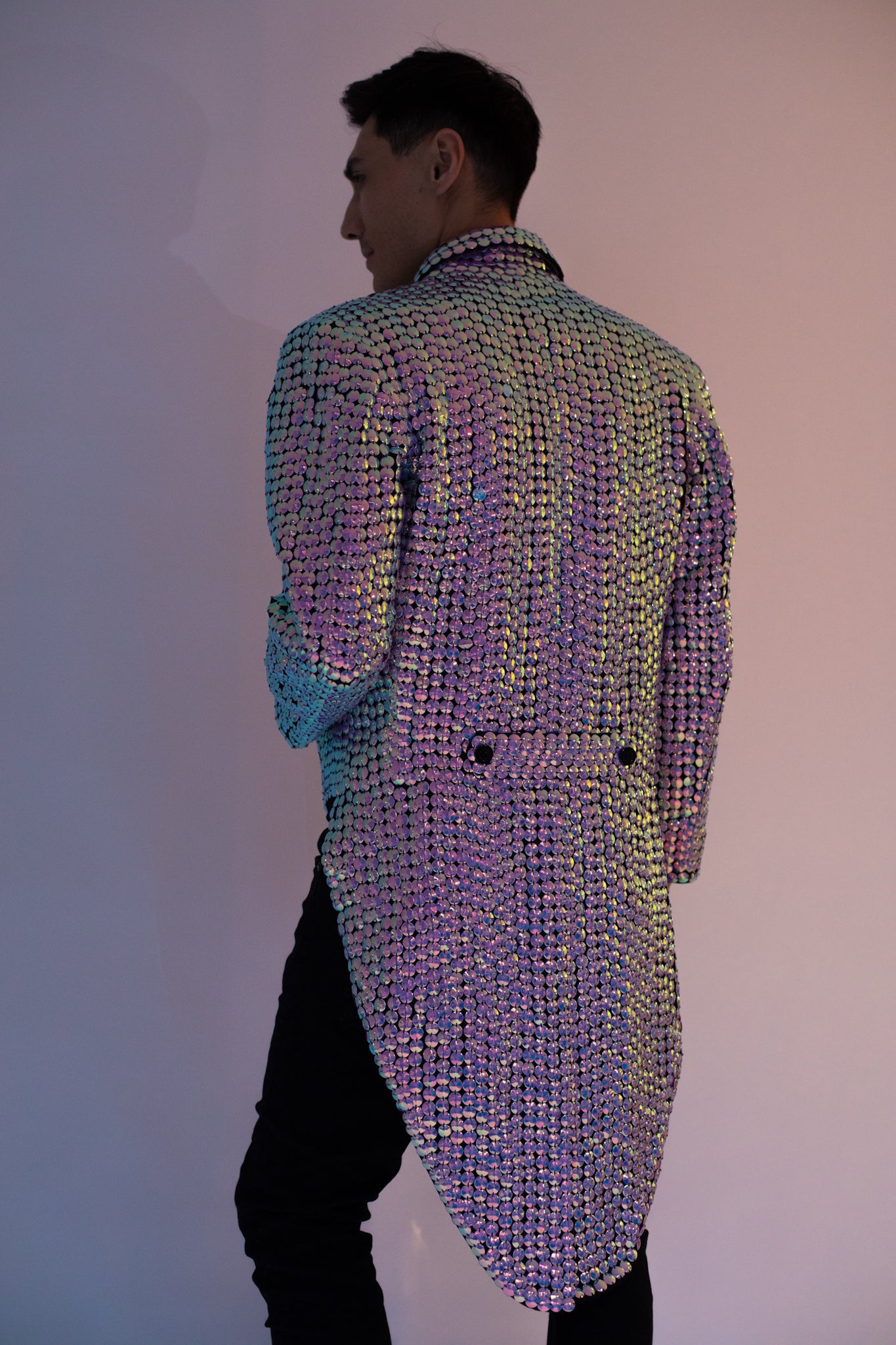 Dance or Leave ビーズ虹色タキシード ジャケット – HARMONIA NY