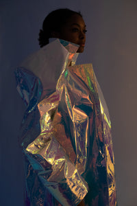 Kaleidoscopic Iridescent Coat